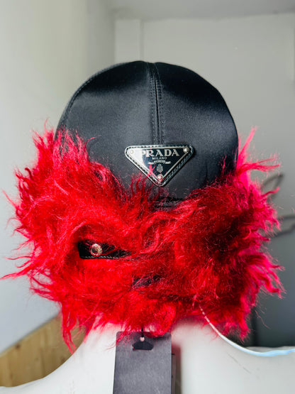 Prada cappellino in nylon (M)