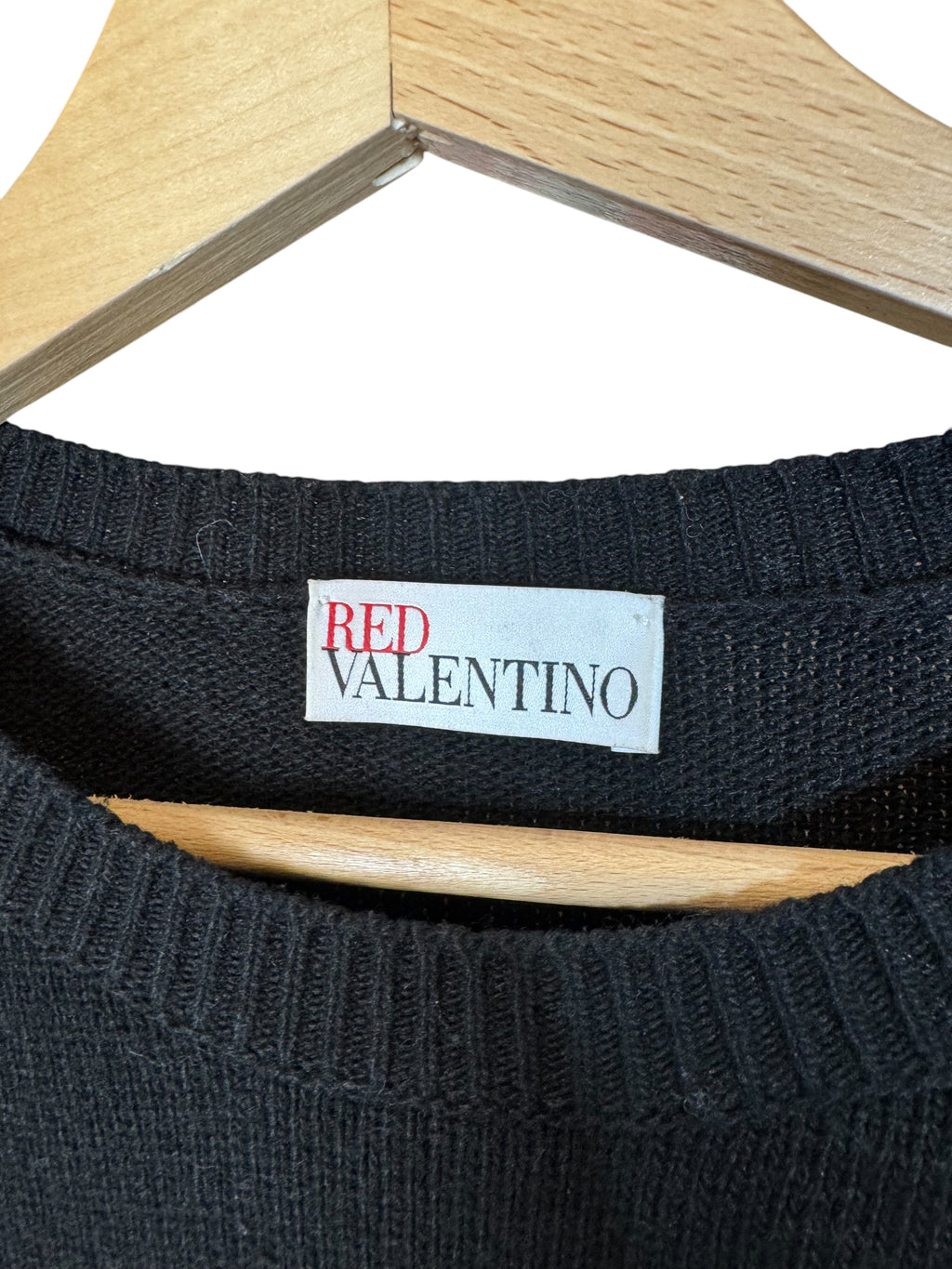RED VALENTINO - Maglione in Lana con Motivo Ricamato di — foto 3