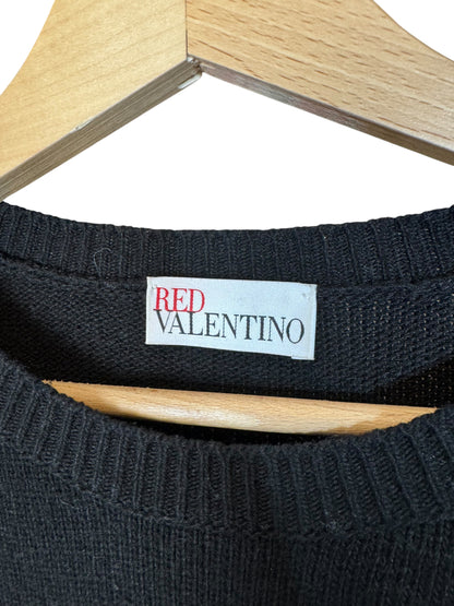 RED VALENTINO - Maglione in Lana con Motivo Ricamato di (L)