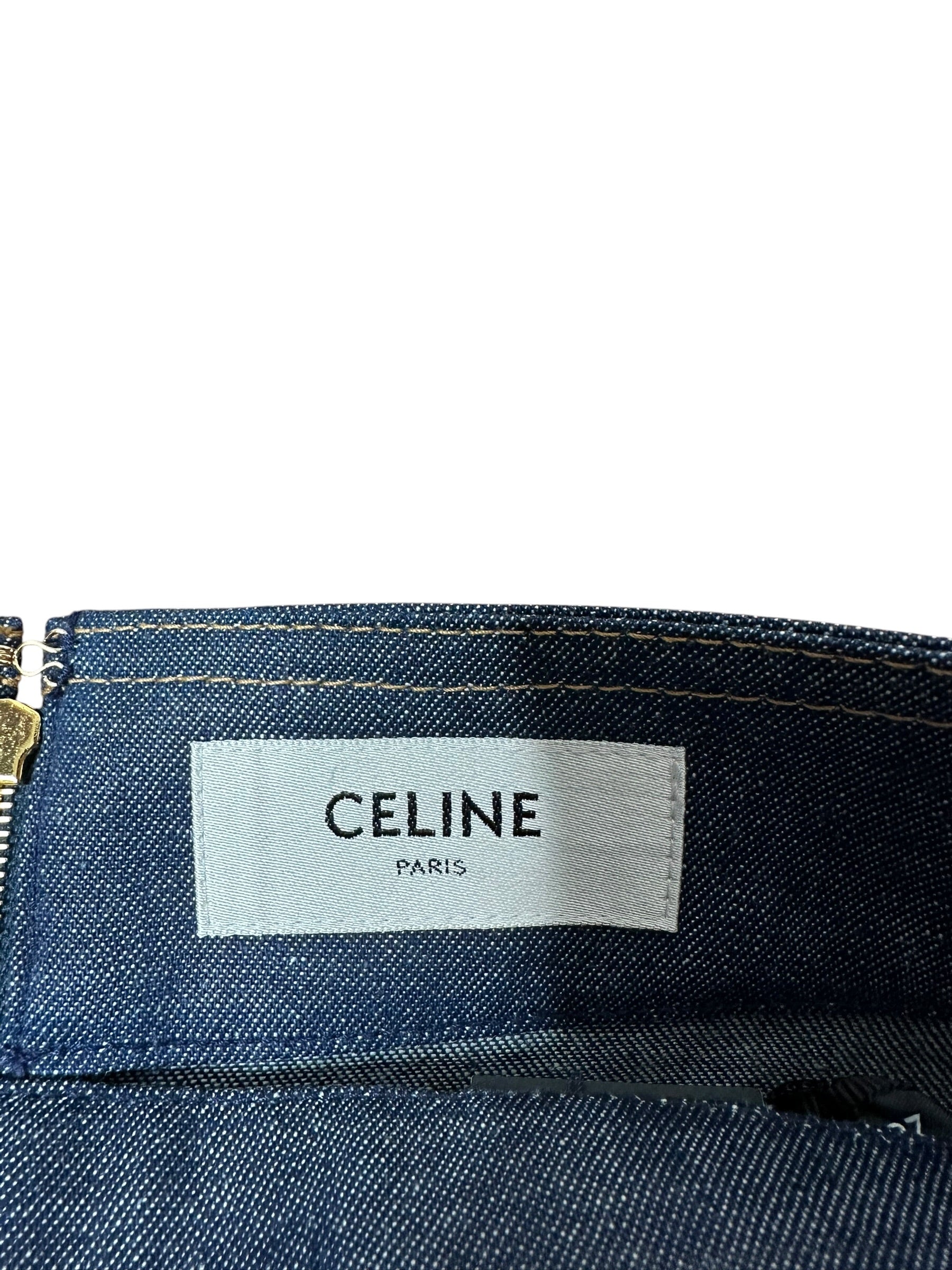 Celine mini gonna in denim — foto 6
