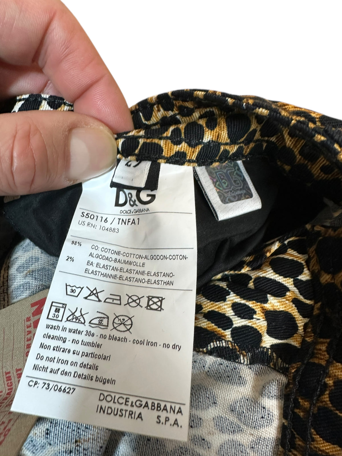 D&G pantalone vintage maculato. — foto 7