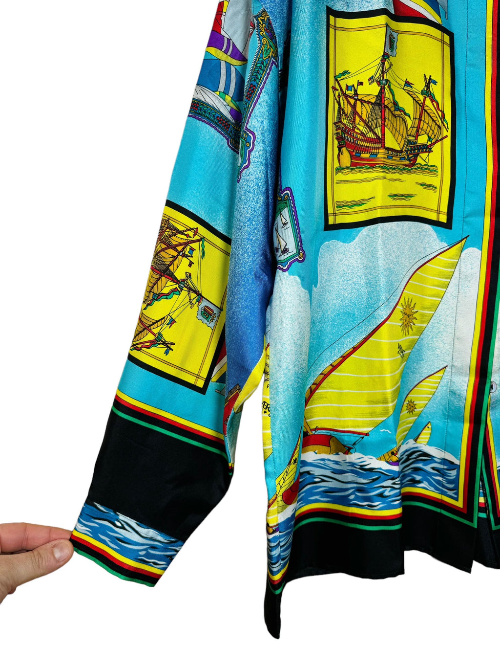 Versace sport camicia vintage in seta — foto 5