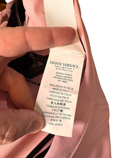 Versace abito rosa con Medusa spalline 48 nuovo — foto 7