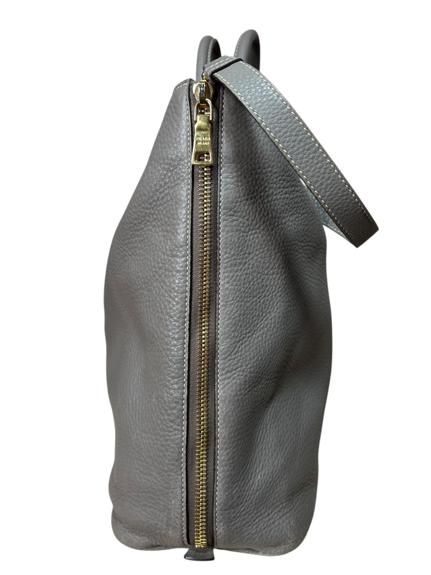 Prada borsa vintage in pelle martellata