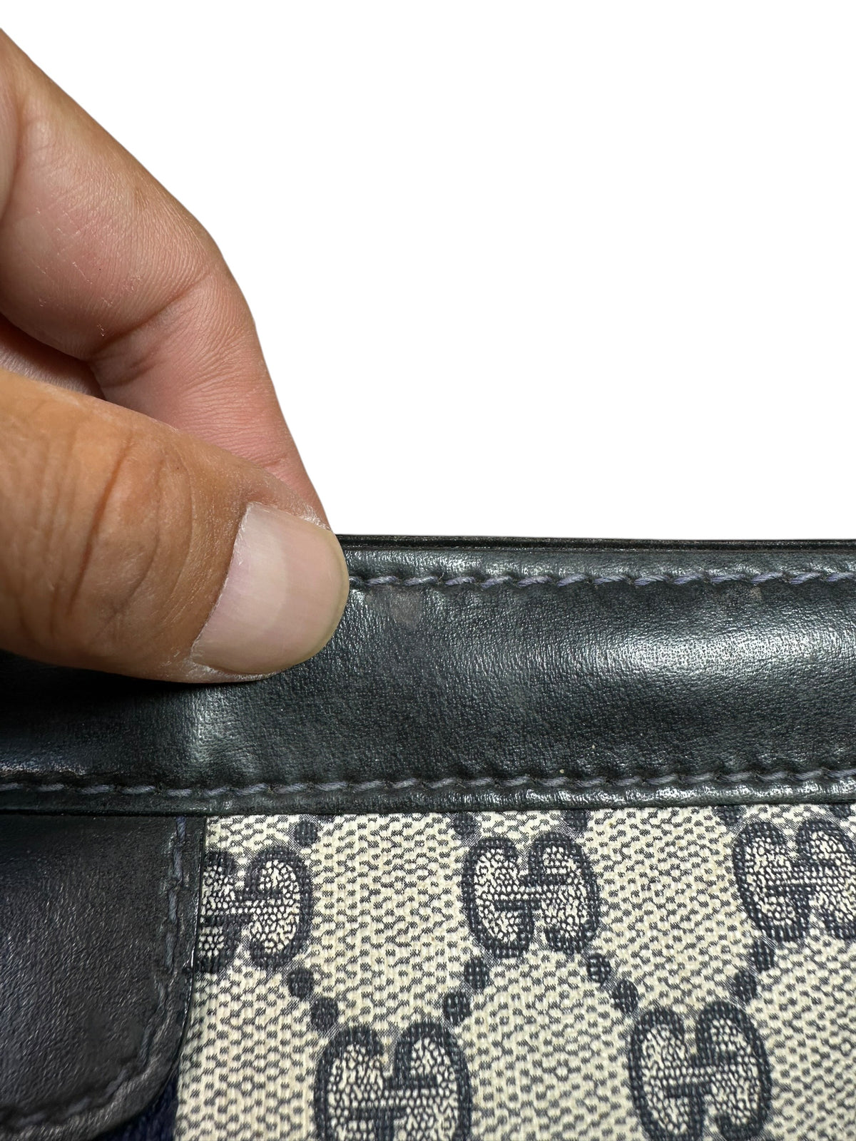 Gucci pochette vintage in tela GG