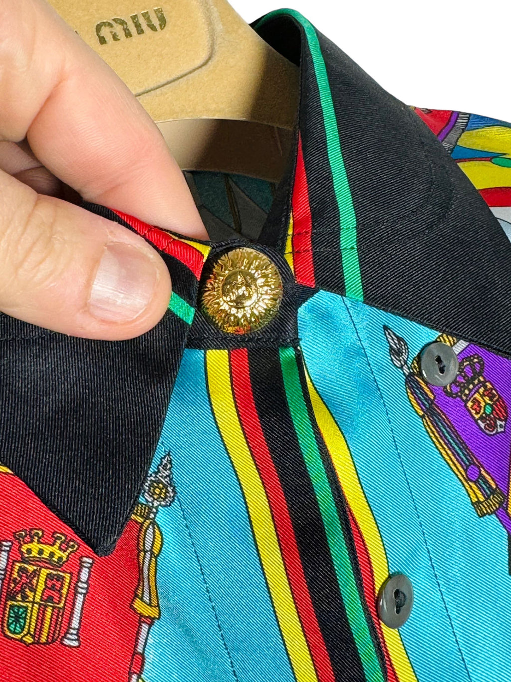 Versace sport camicia vintage in seta — foto 6