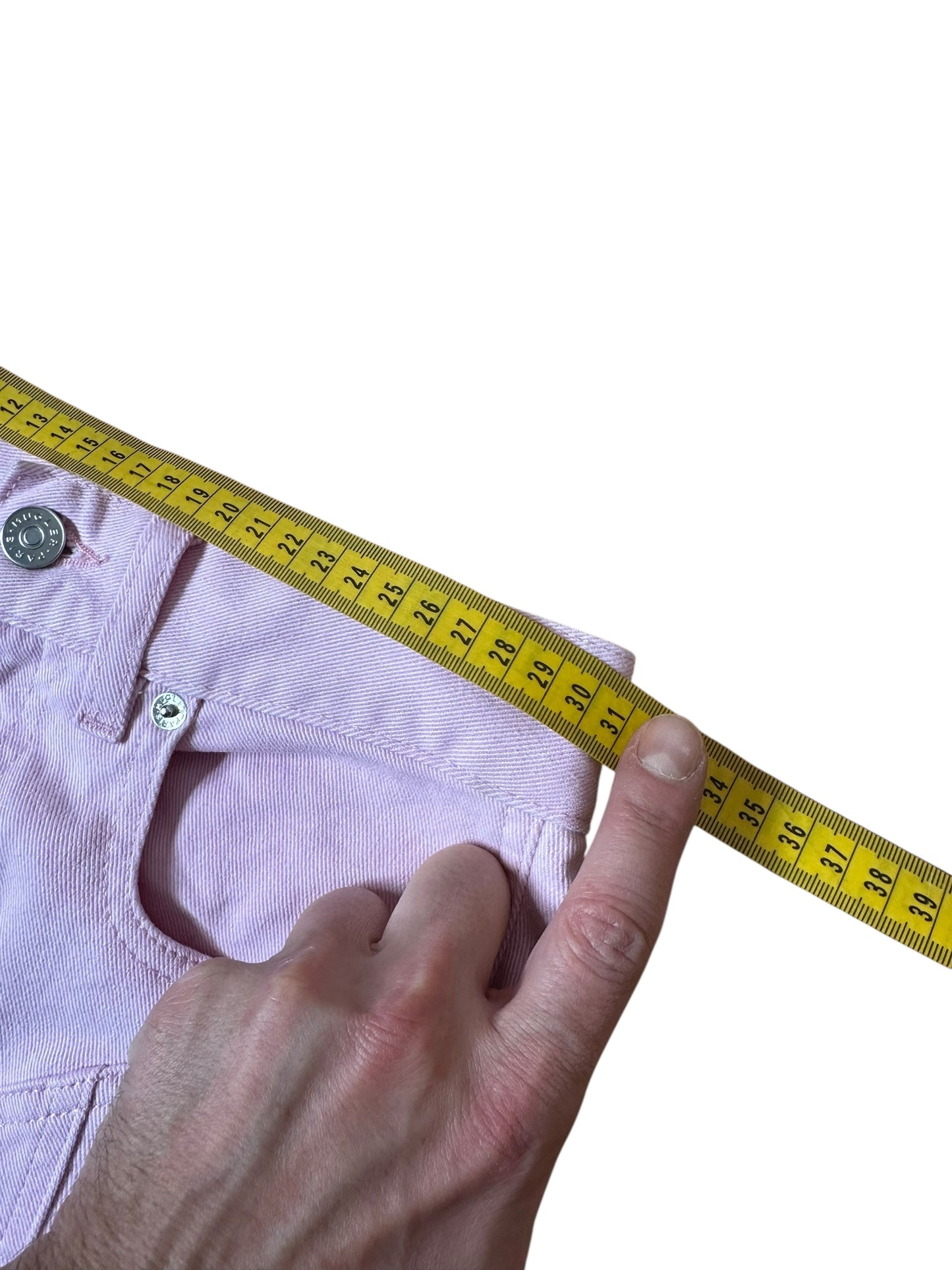 Mugler jeans con inserti (XS)