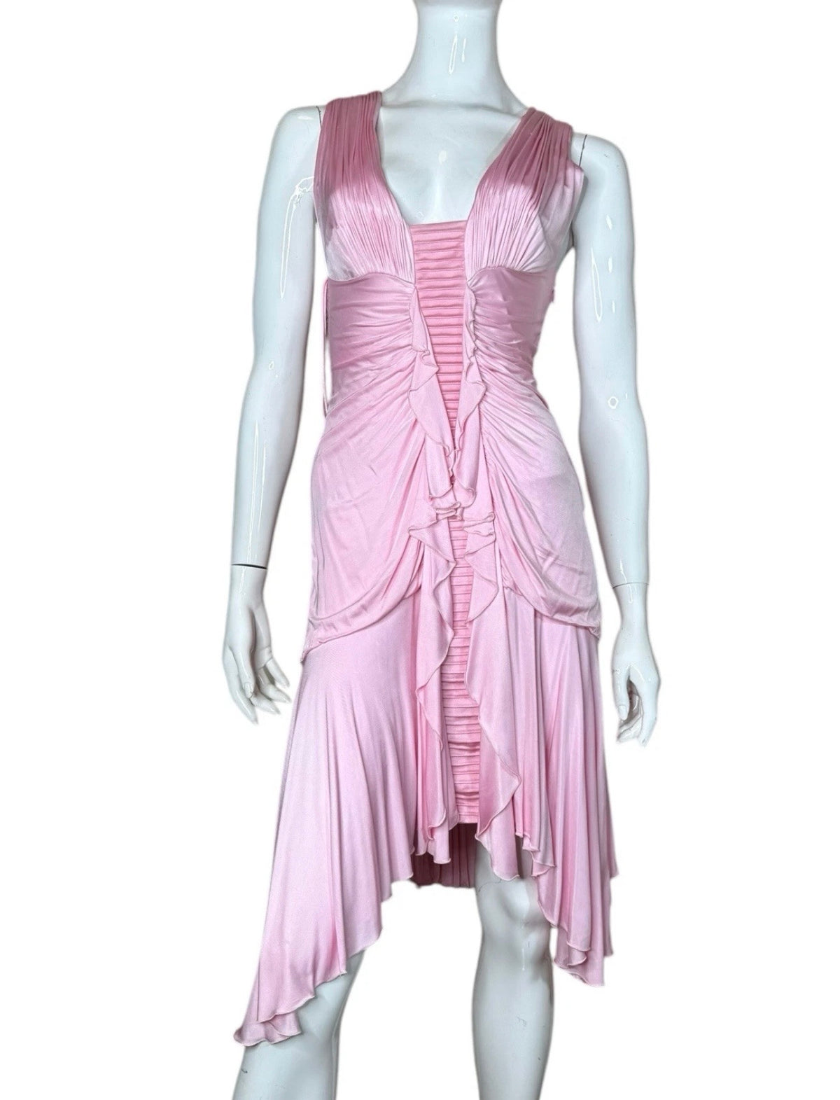 Versace SS2006 Abito Rosa Indossato da Madonna - Raro, Iconico, Taglia 44. — foto 6