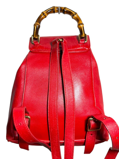 Gucci zaino in pelle bamboo