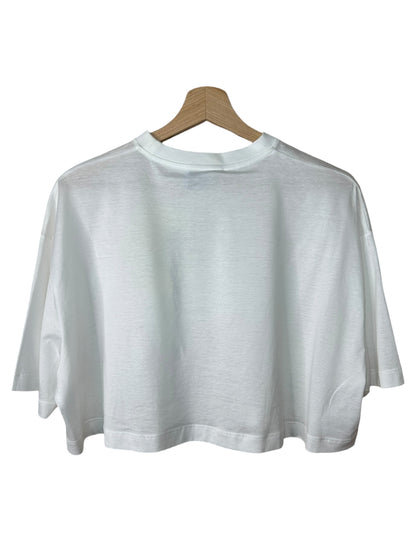 Prada t-shirt crop in cotone (M)