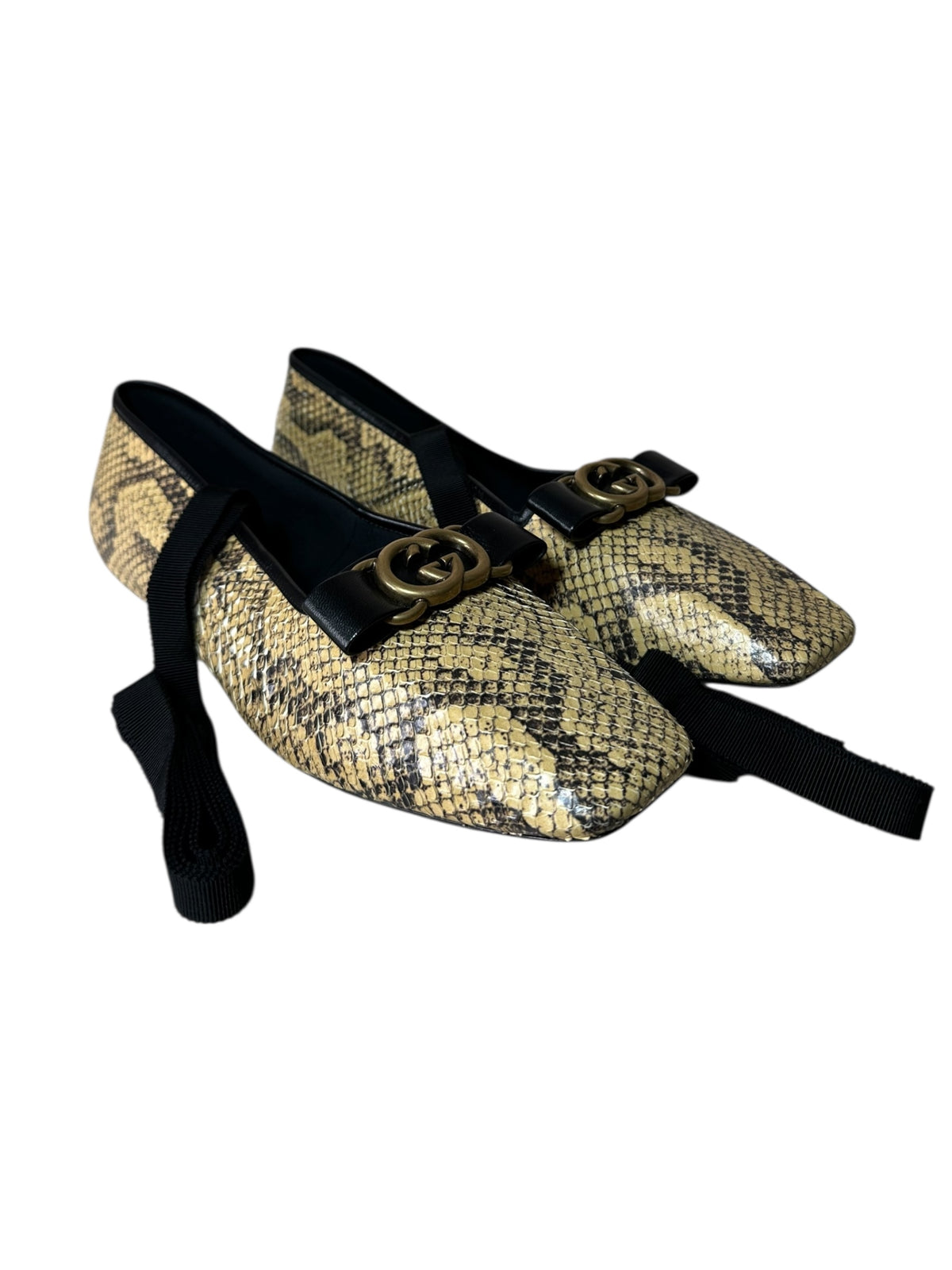 Gucci ballerine in rettile