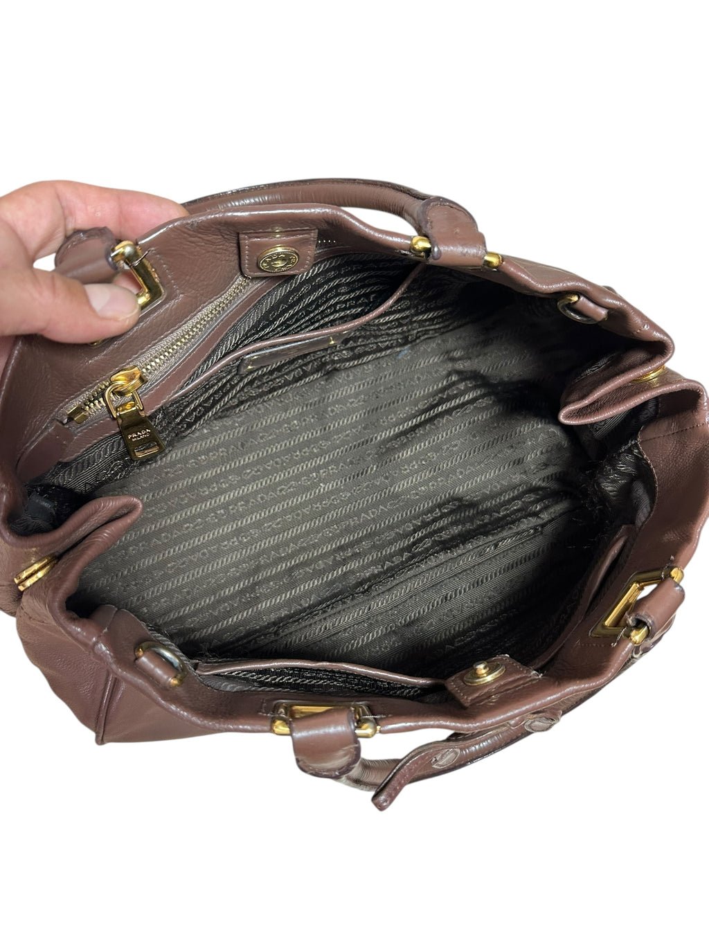 Prada borsa vintage in pelle — foto 16