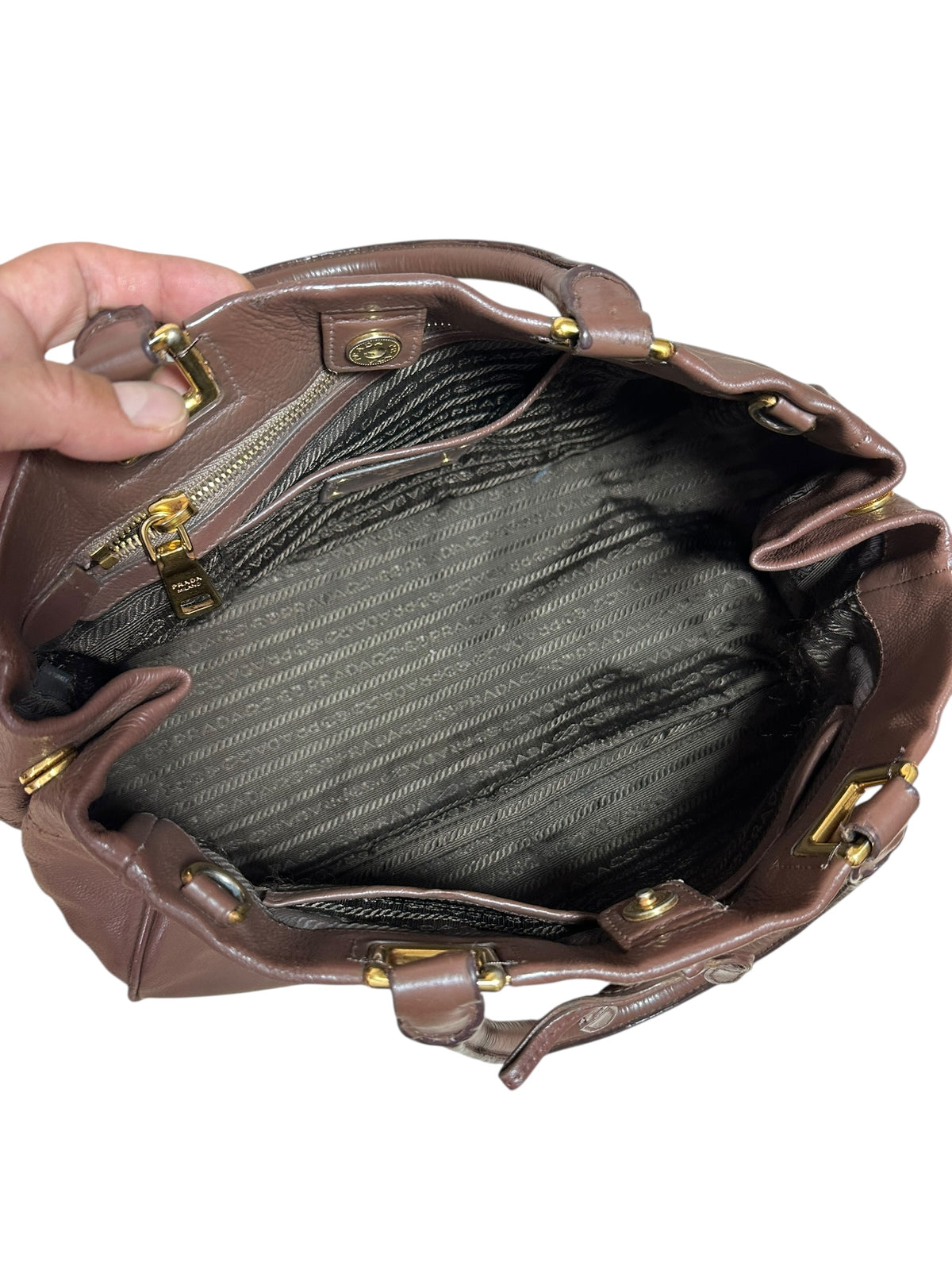 Prada borsa vintage in pelle — foto 16