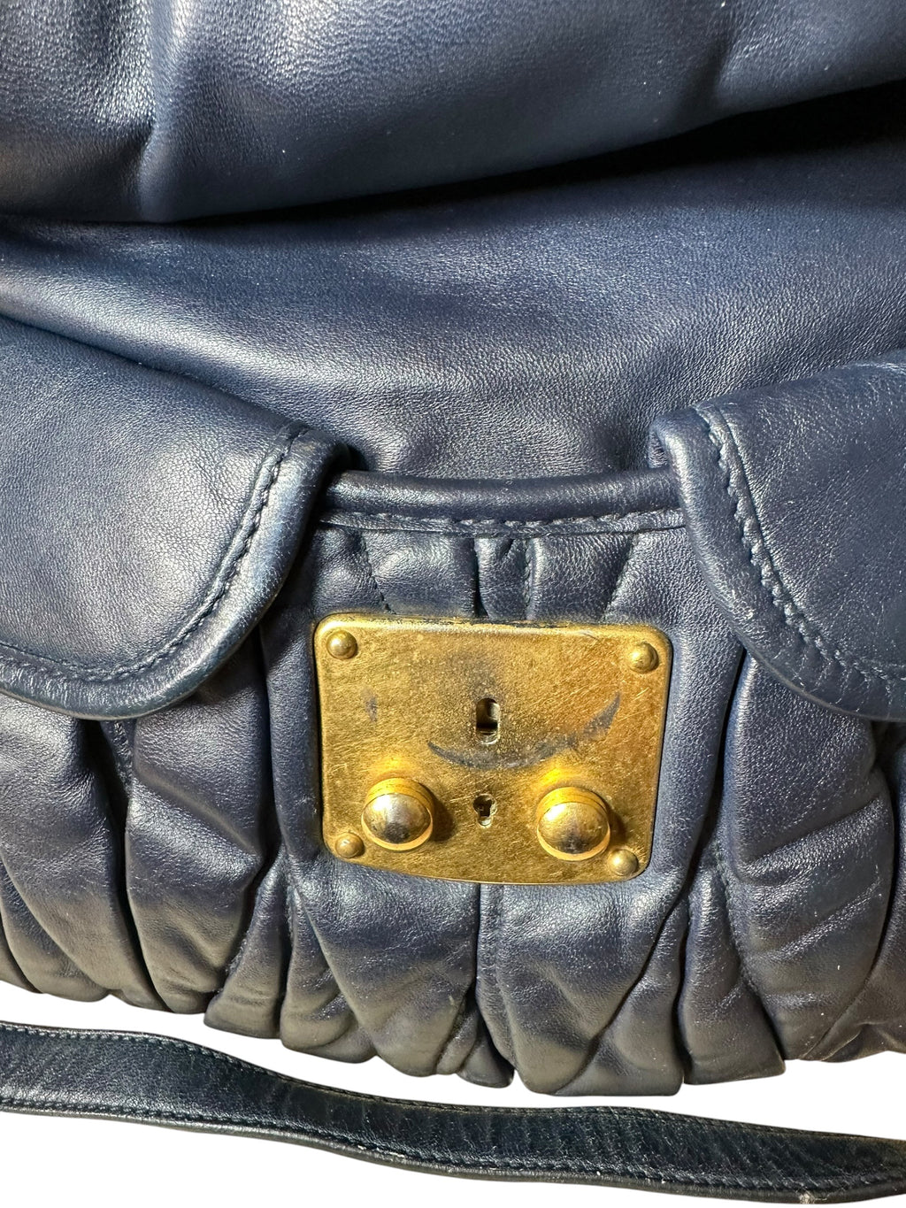 Miu Miu Coffer borsa in pelle