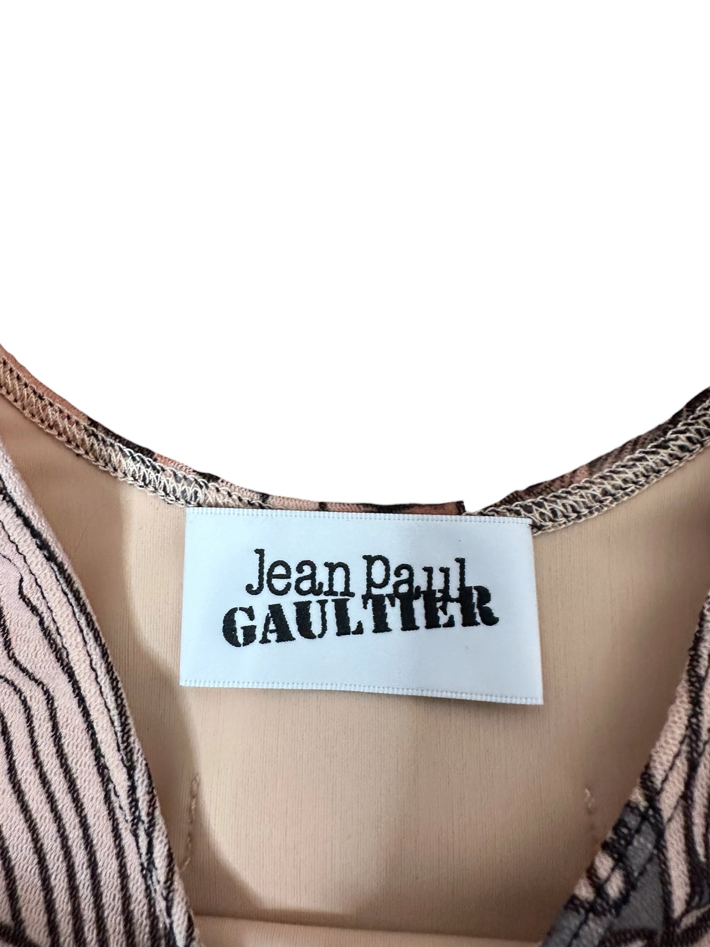 Jean Paul Gaultier tank top stampato (S)