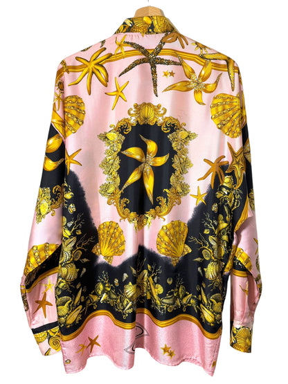 Gianni Versace camicia in seta (XL)