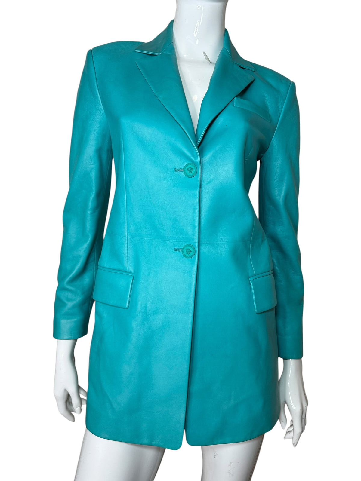 Versace blazer in pelle