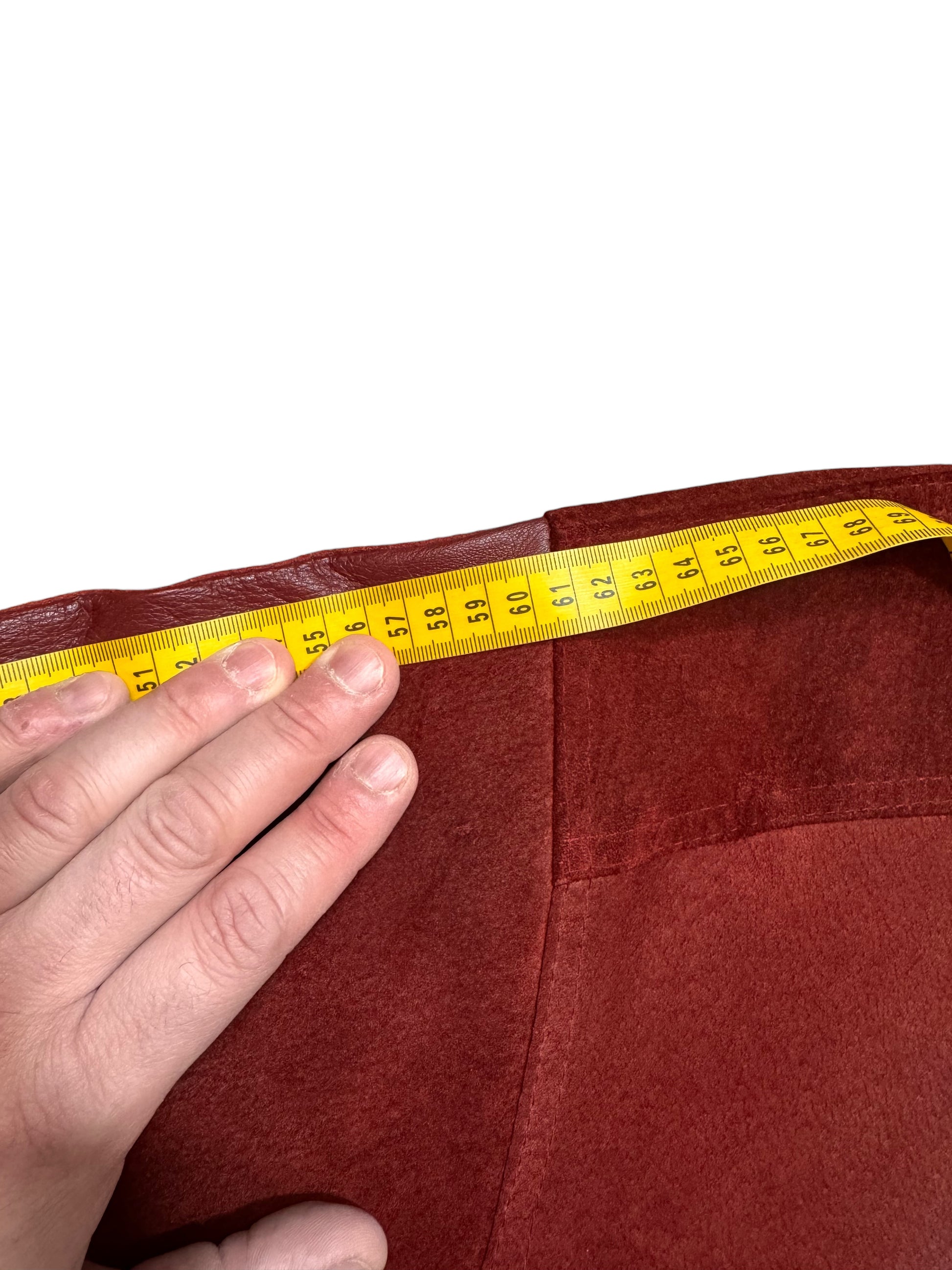 Giacca vintage Eclipse velluto bordeaux pelle inserti ricamo Made in Spain — foto 11