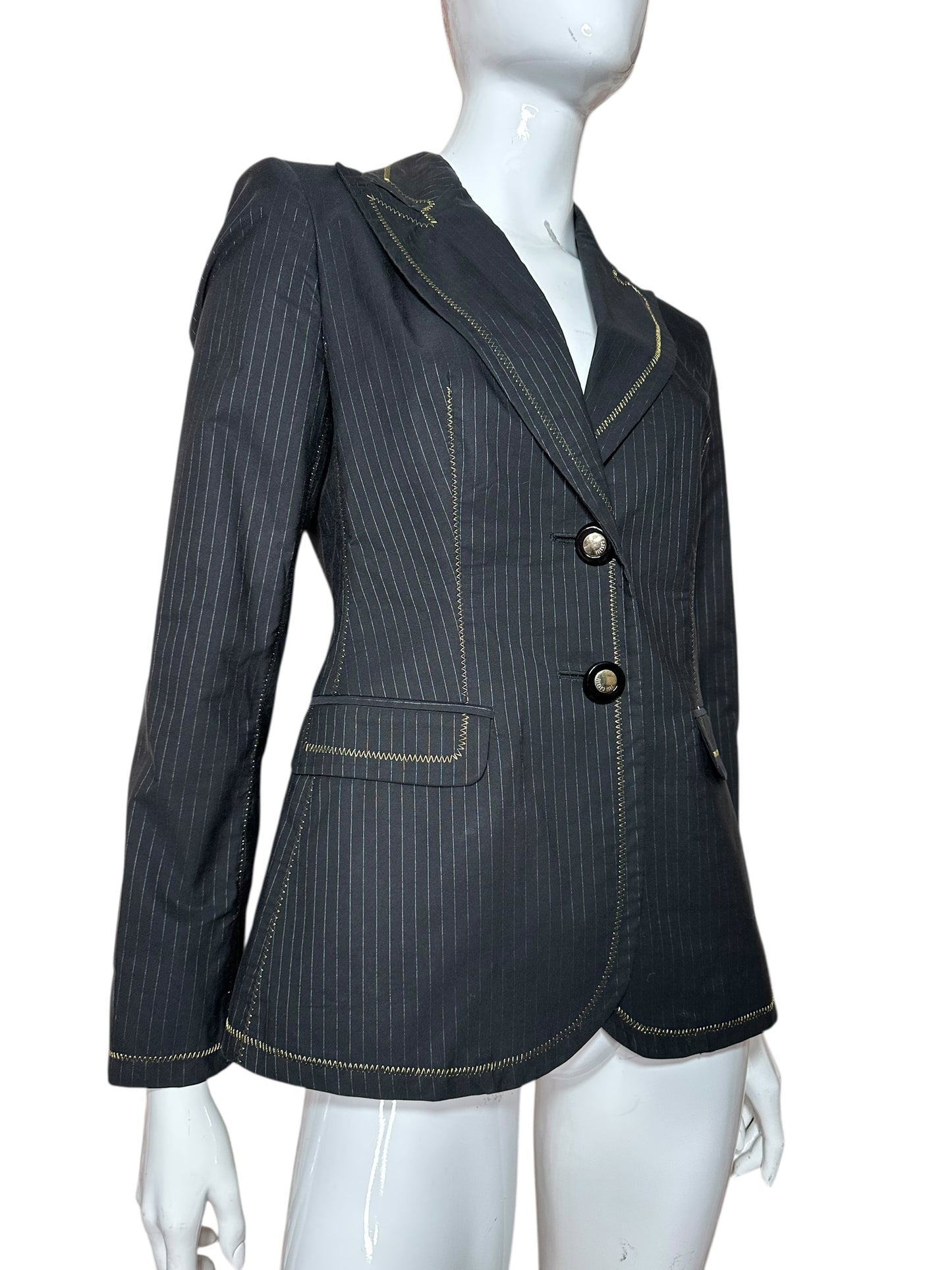 Just Cavalli blazer vintage gessato (M)