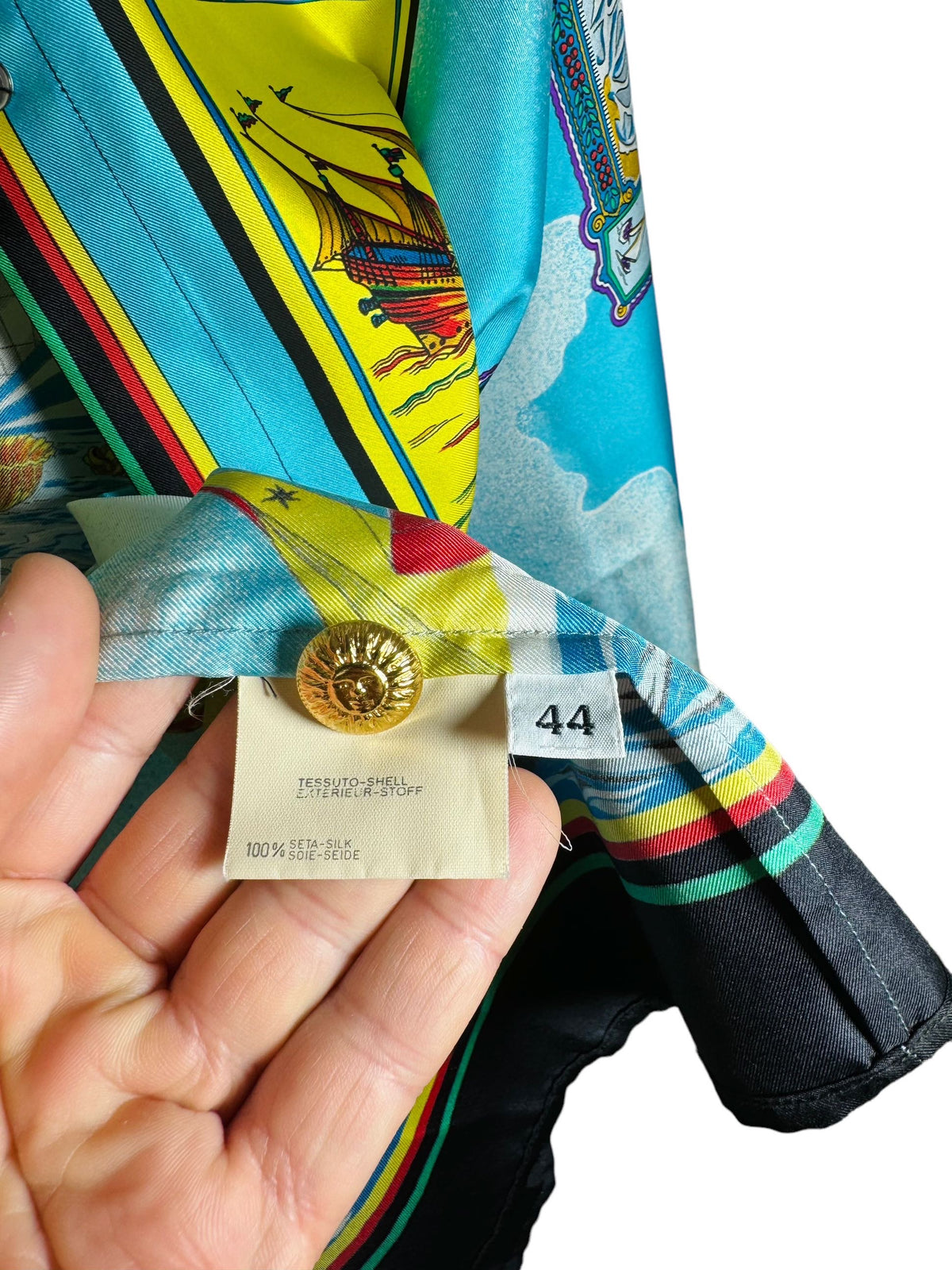 Versace sport camicia vintage in seta — foto 12
