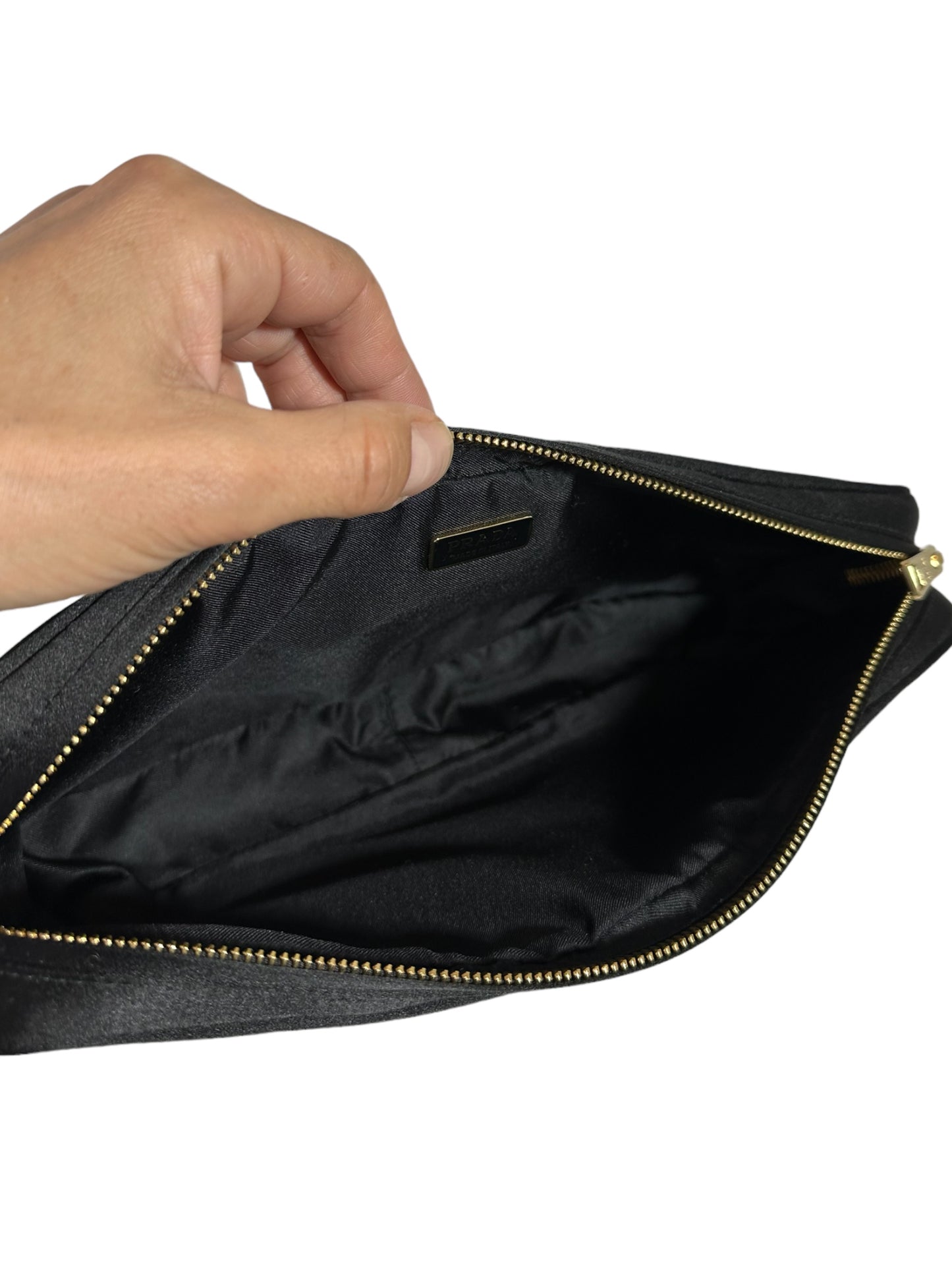 Prada pochette in raso