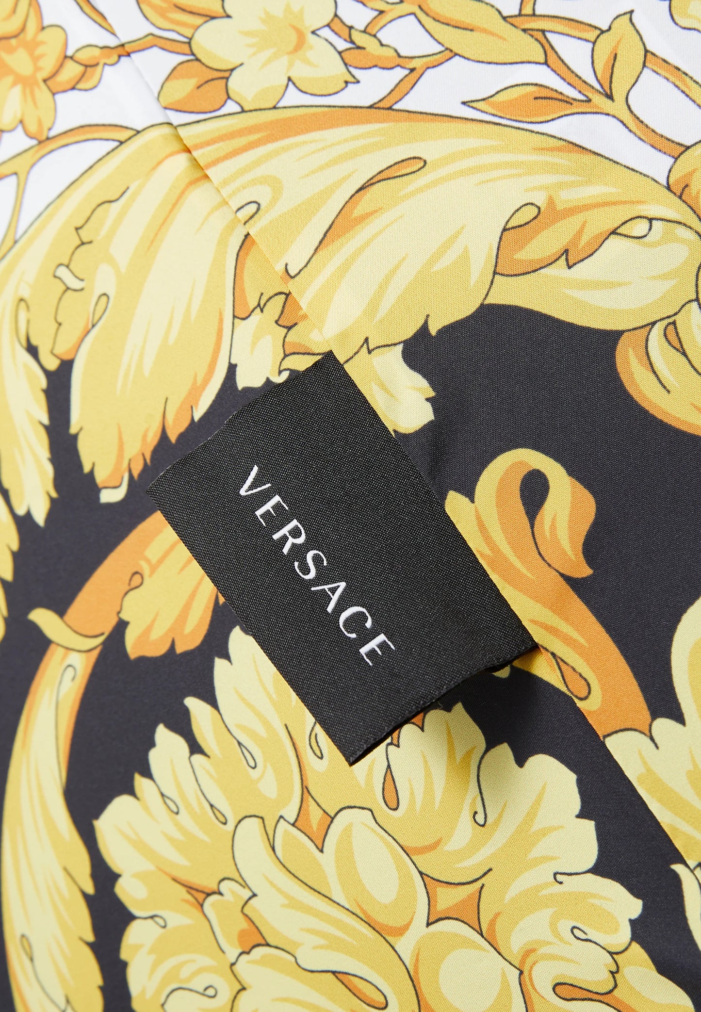 Ombrello Versace barocco Medusa oro nero manico trasparente — foto 7