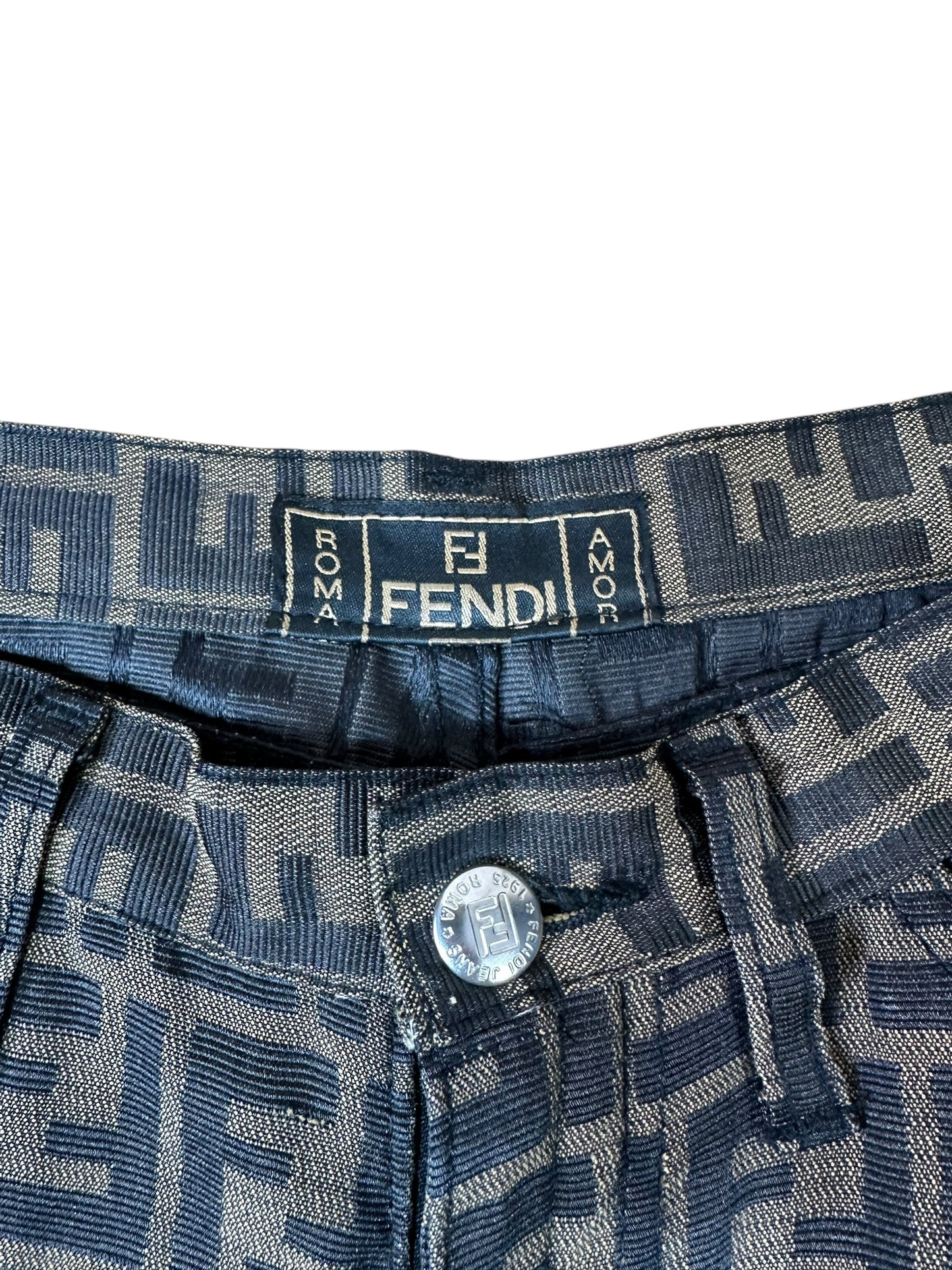 Fendi pantalone vintage FF (S)