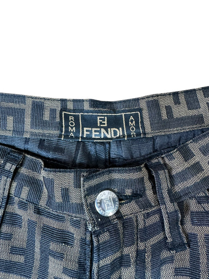 Fendi pantalone vintage FF (S)