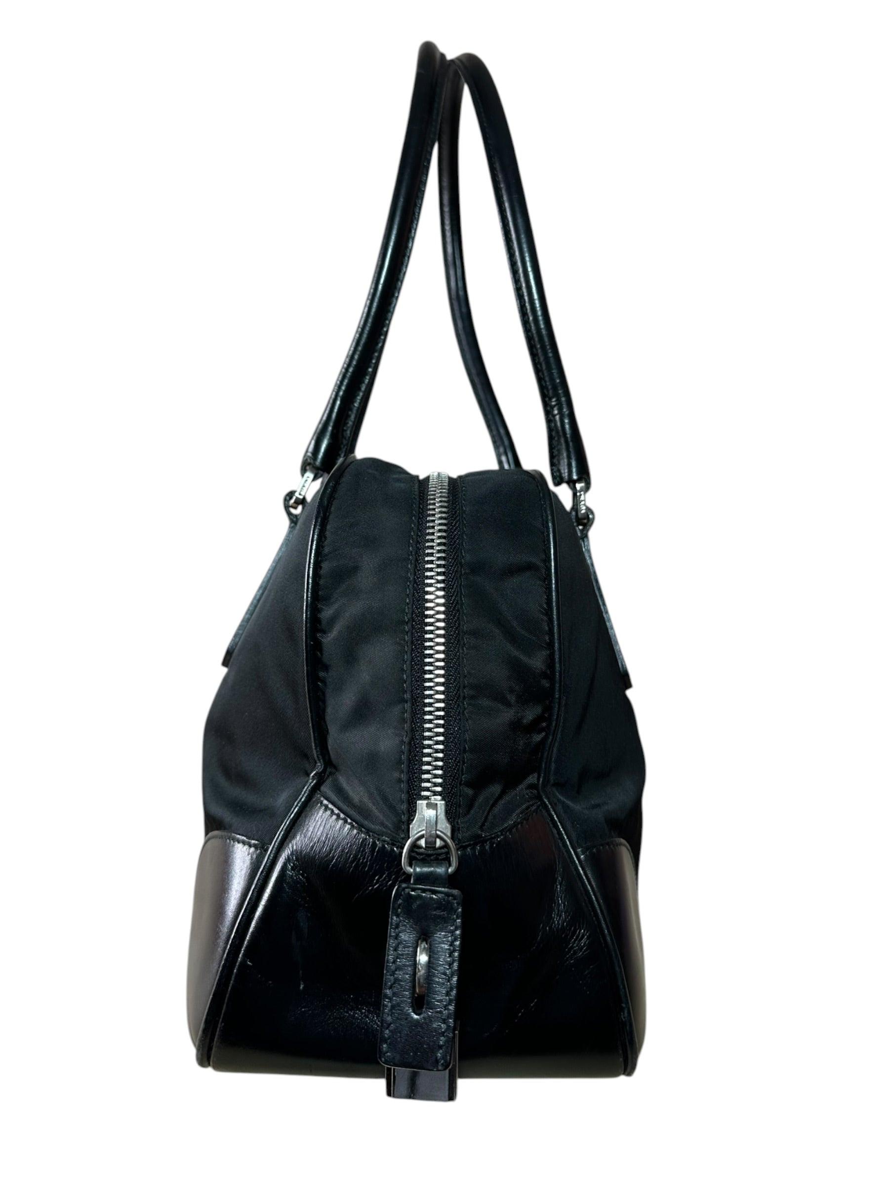 Prada borsa in nylon e pelle — foto 6