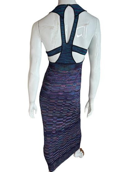Missoni maxi abito in viscosa (M)