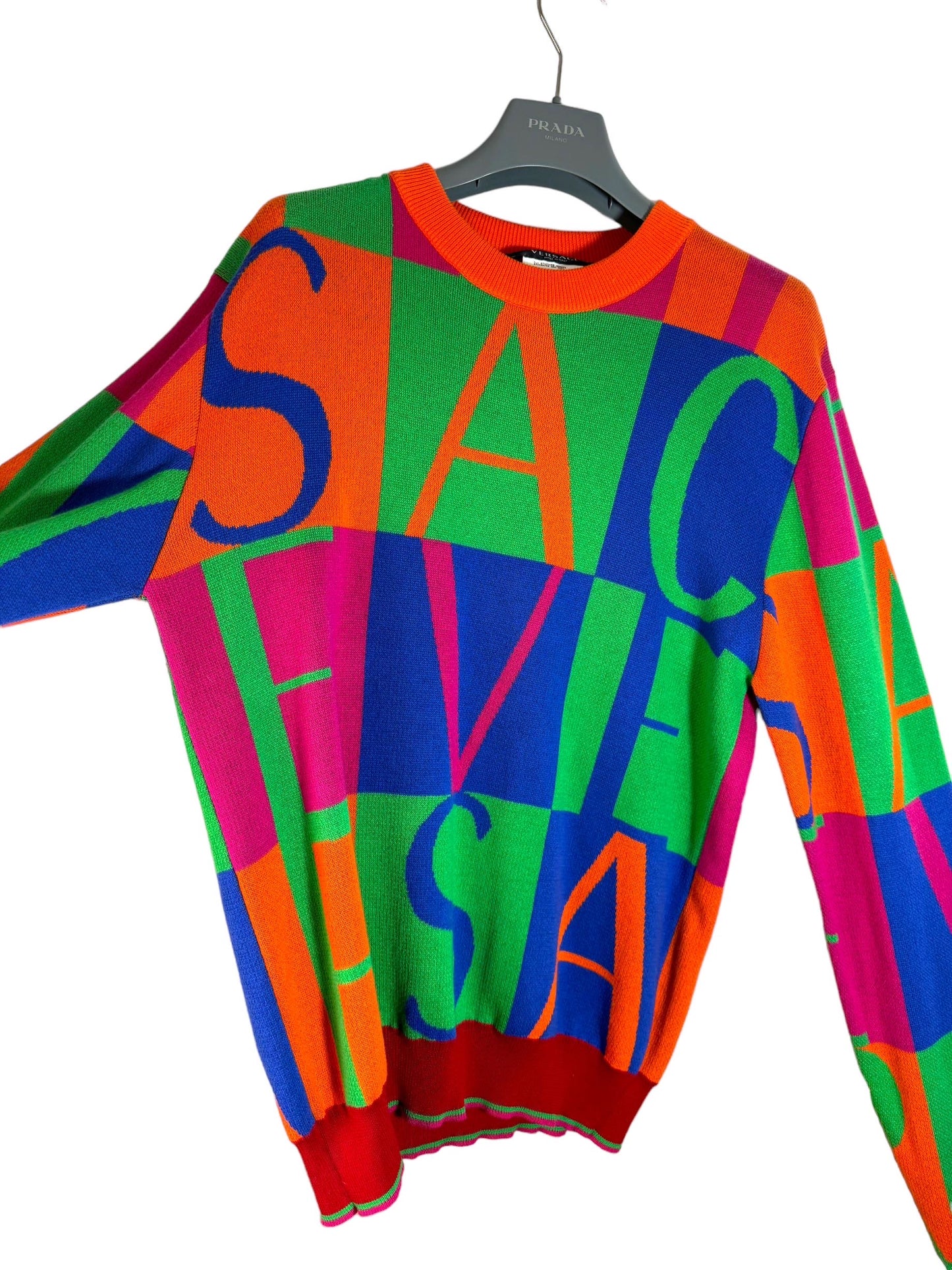 Versace maglione multicolore