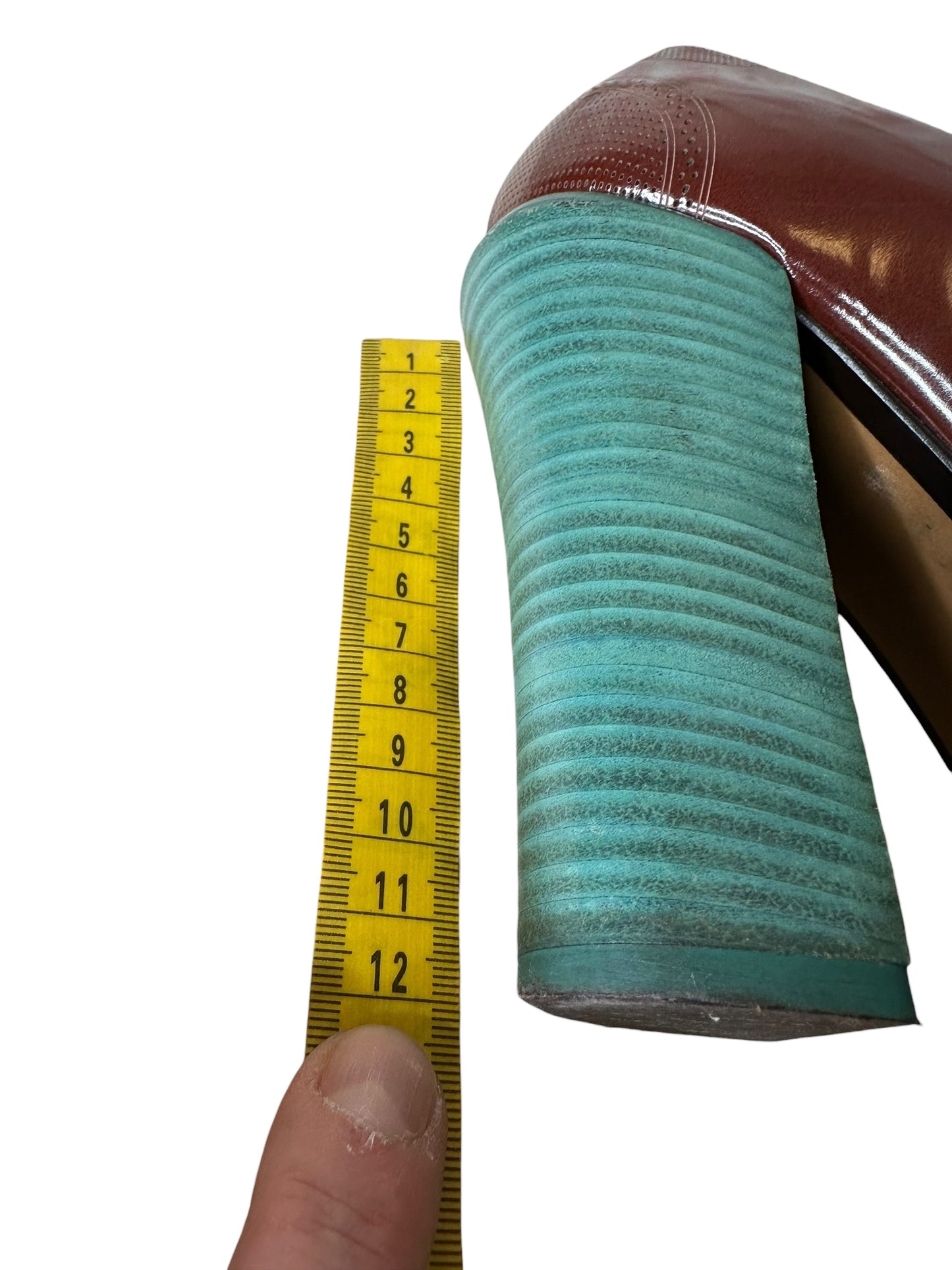 Fendi decolletè vintage in pelle (38)