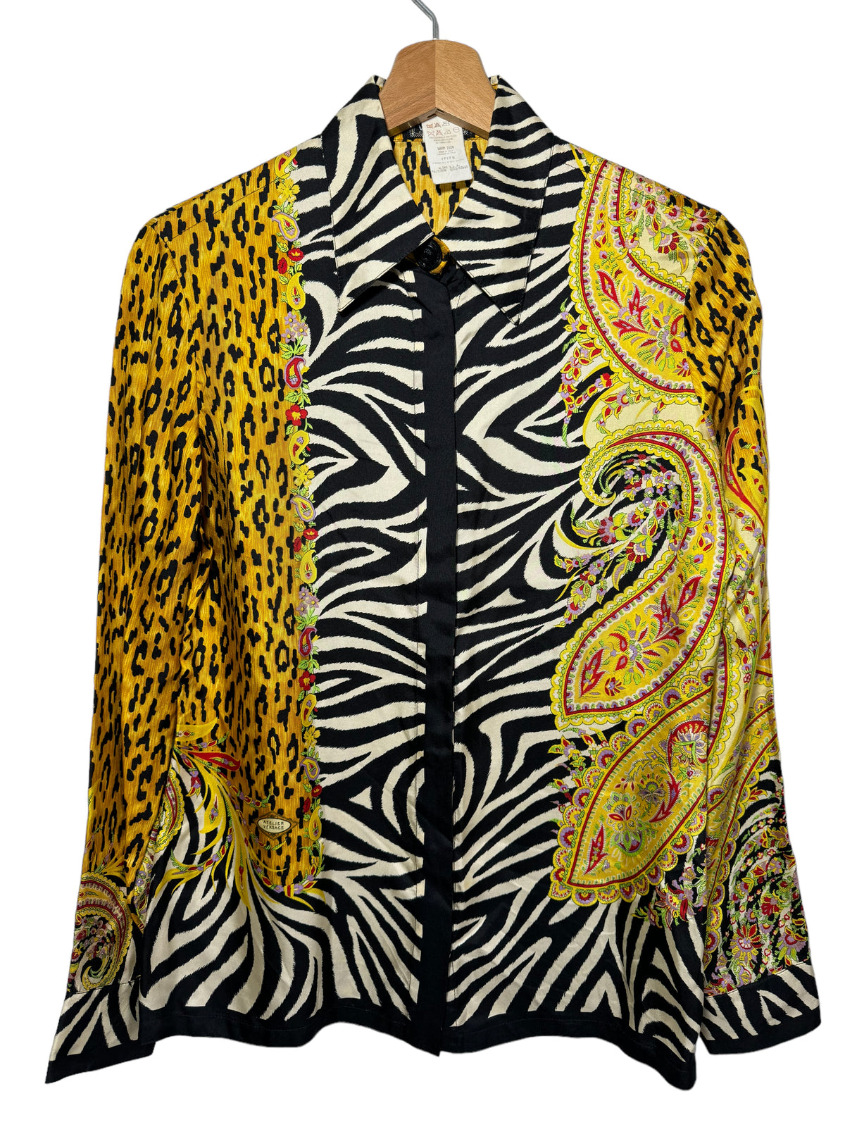 Gianni Versace camicia in seta