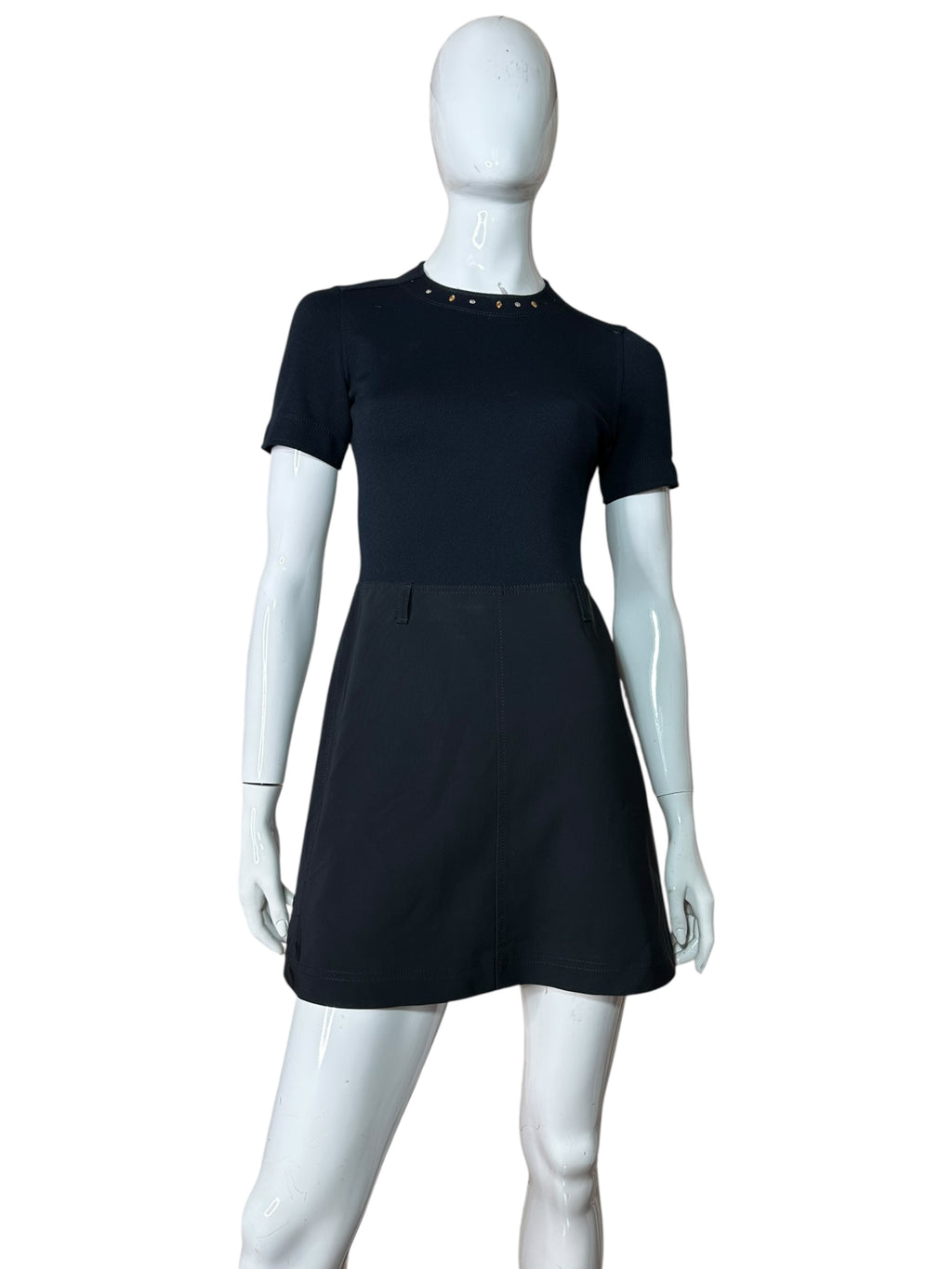 Prada mini abito in nylon e cotone
