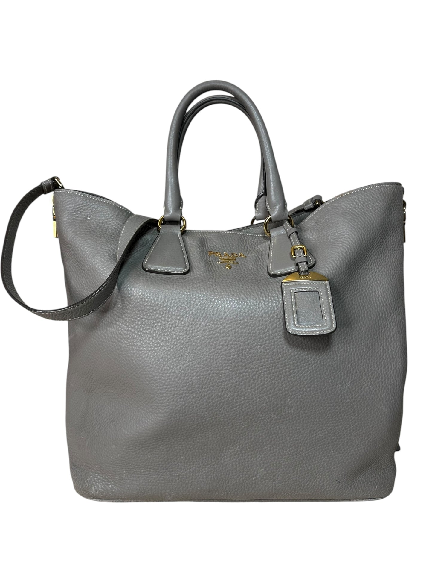 Prada borsa vintage in pelle martellata