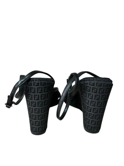 Fendi sandali vintage in tela (37)