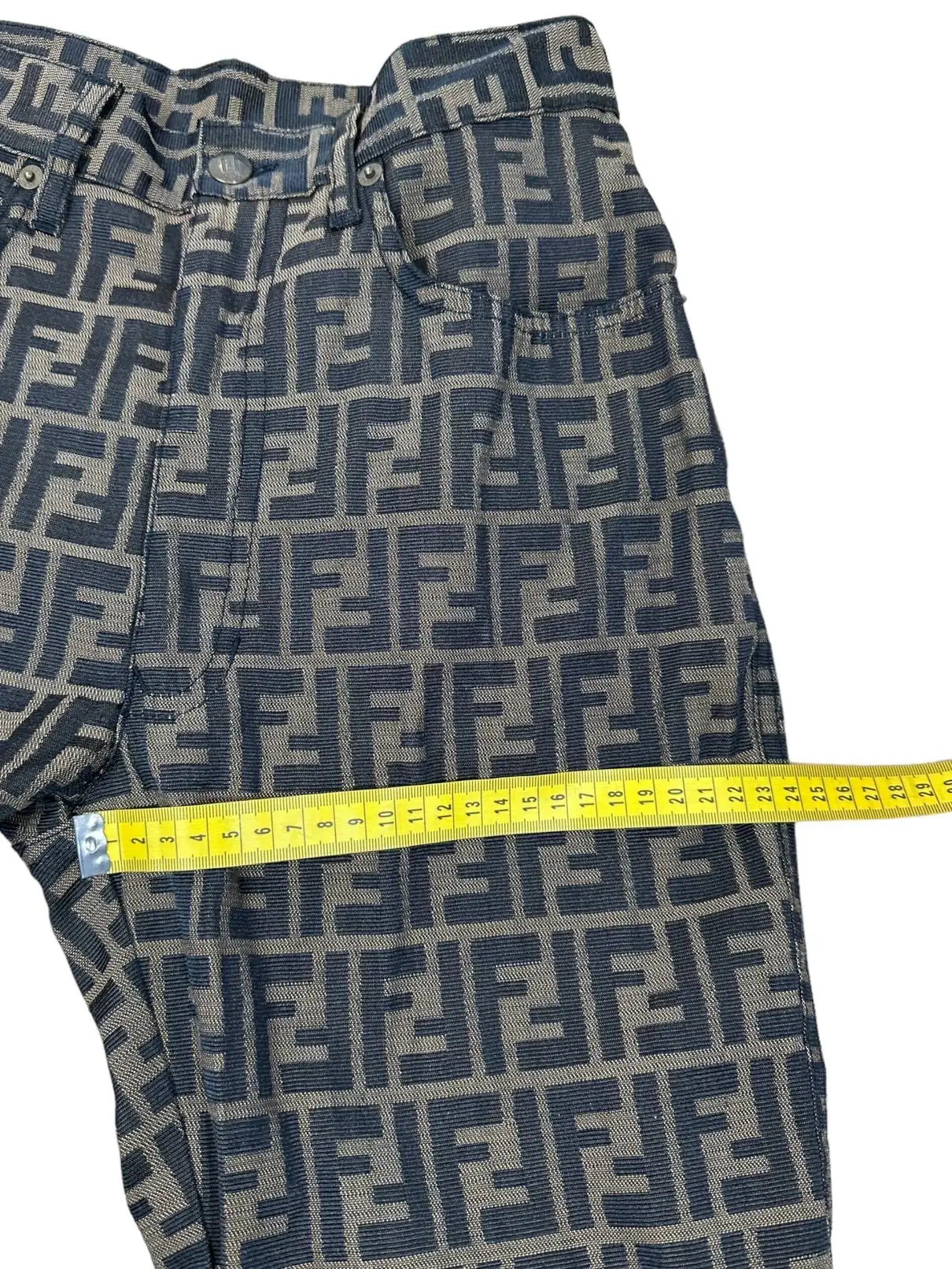 Fendi zucca pantaloni vintage monogram. — foto 10