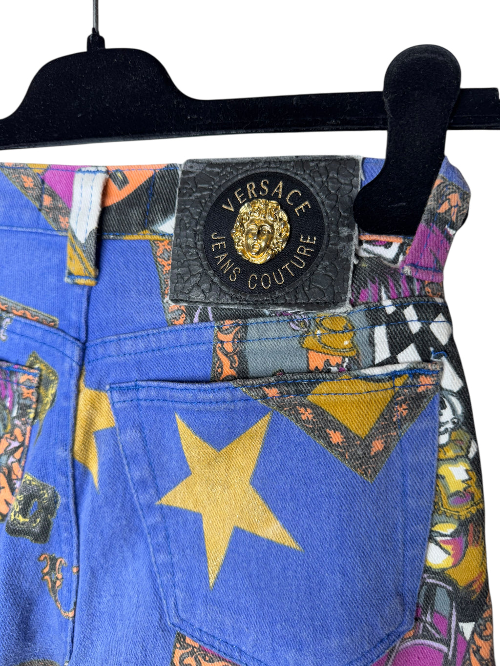 Jeans vintage Versace Jeans Couture “Clown e Stelle” — foto 7