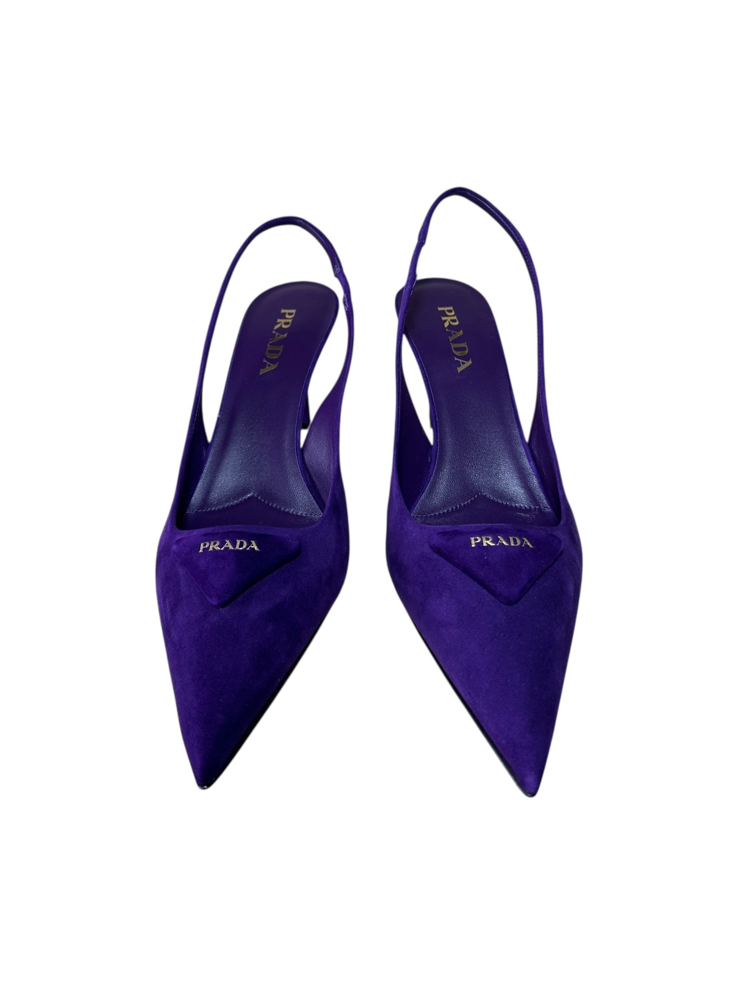 Prada slingback in pelle scamosciata (40)
