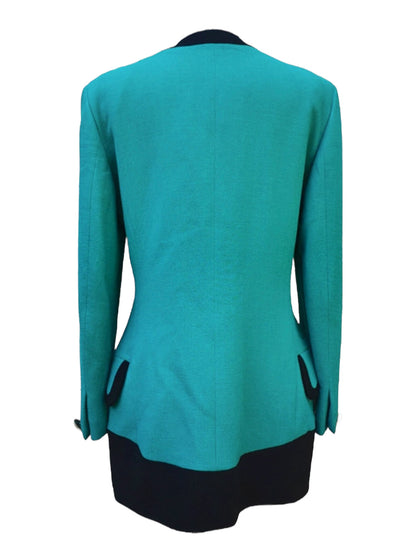 Gianni Versace Couture Vintage Blazer Donna 100% Lana