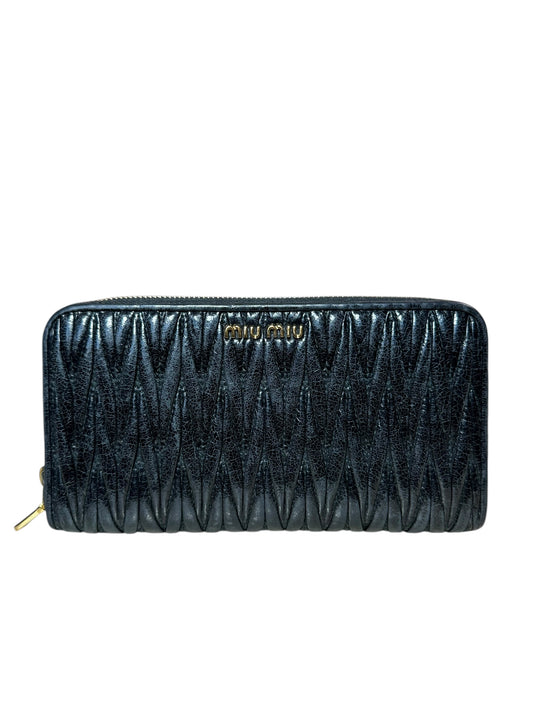Miu miu portafoglio in pelle