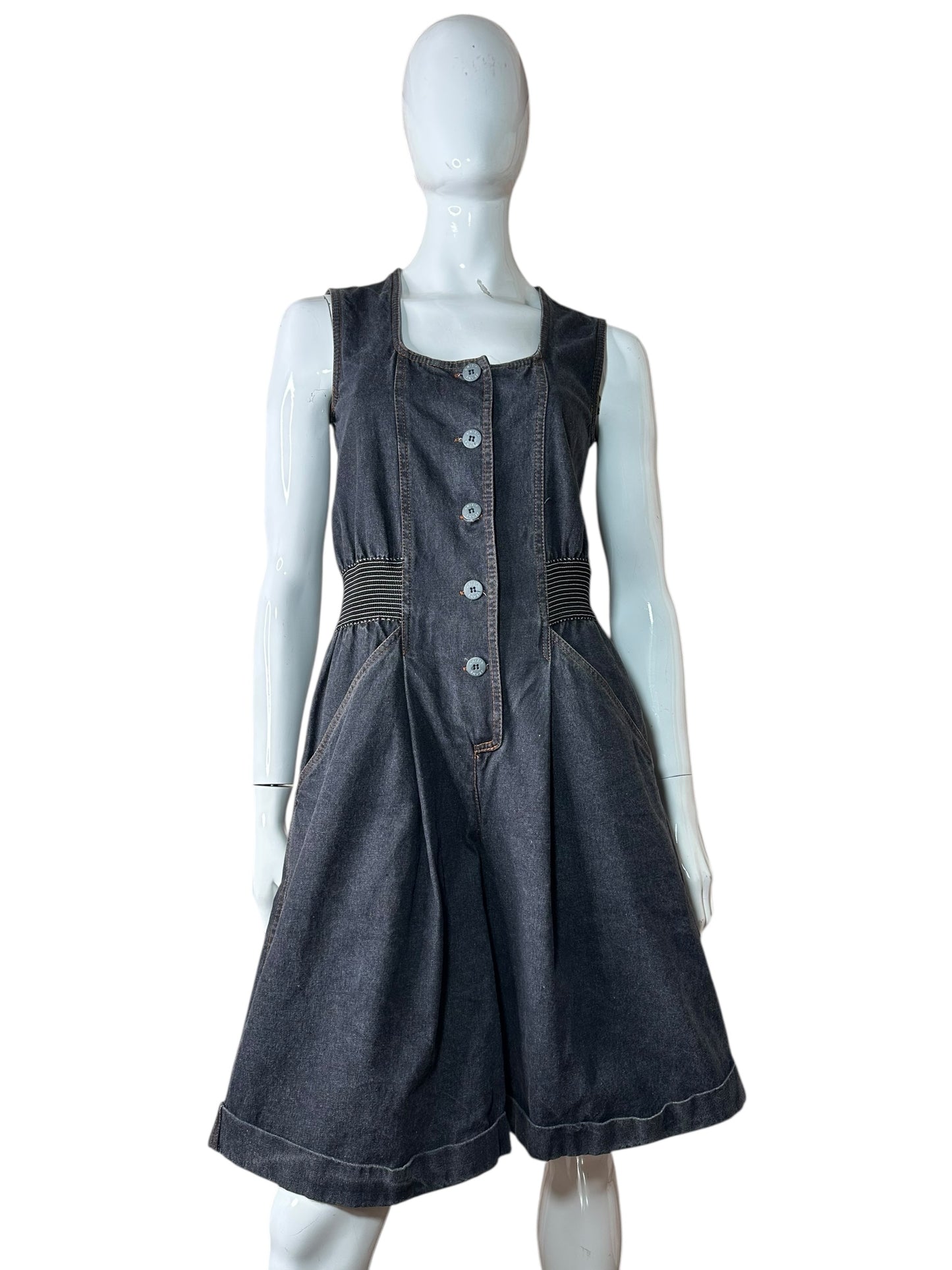 Krizia jeans jumpsuit a shorts (S)