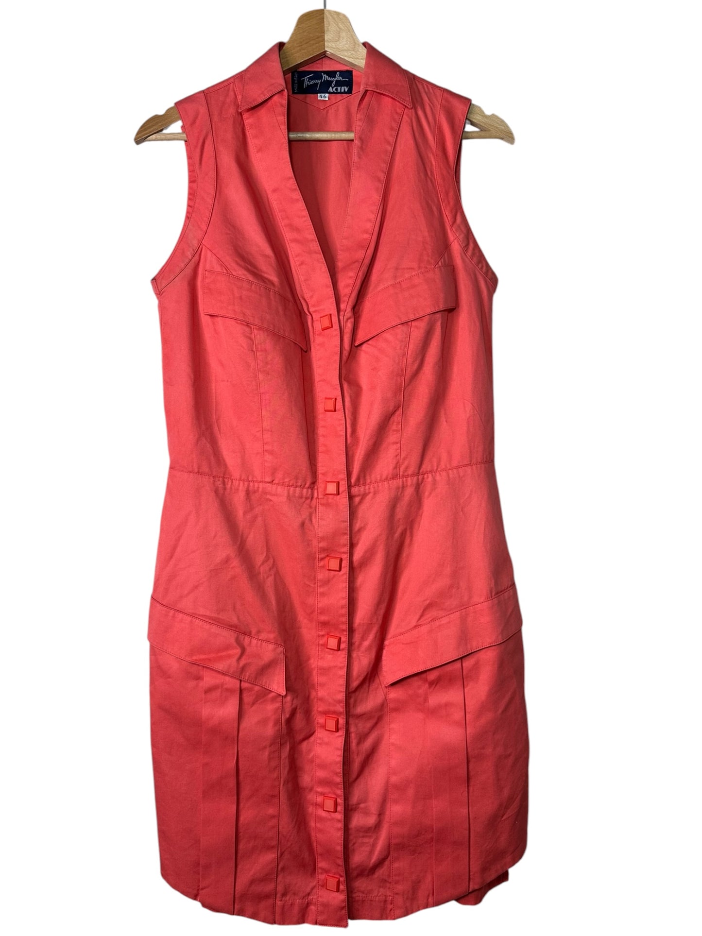 Terry Mugler mini abito in cotone (L)