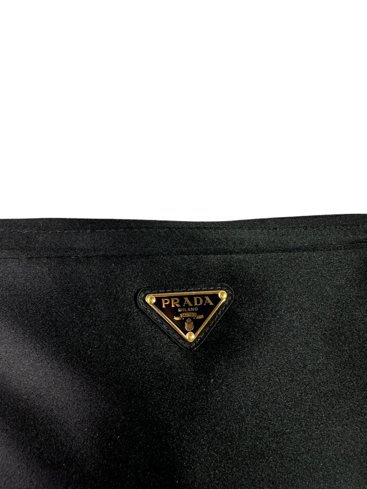 Prada pochette in raso