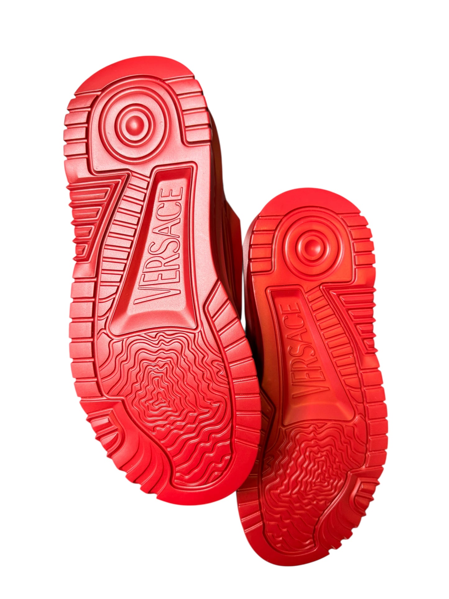 Versace odyssey sneakers rosse pelle medusa platform tg 39 nuove. — foto 10