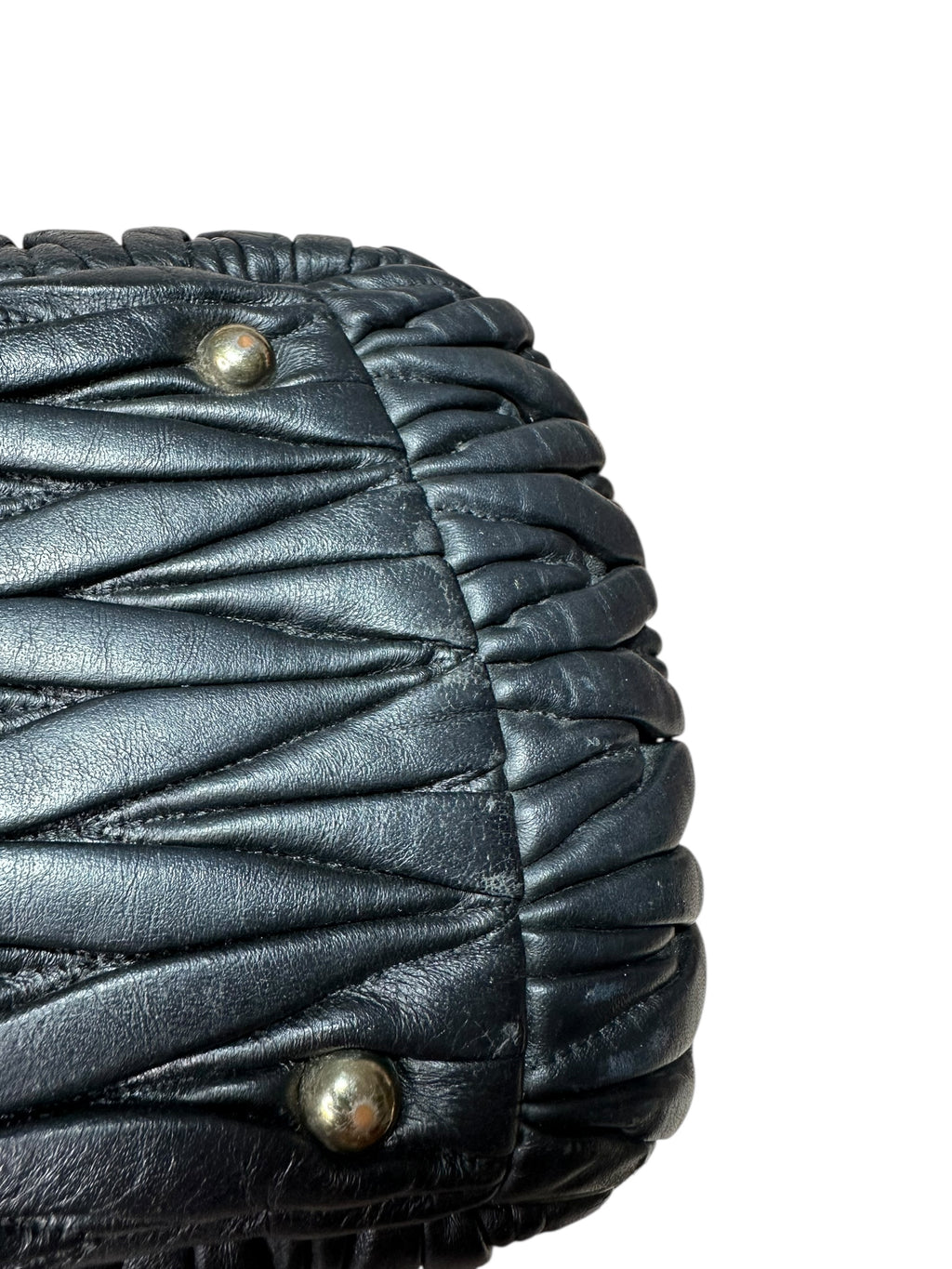 Miu Miu borsa vintage in pelle matelassè — foto 13