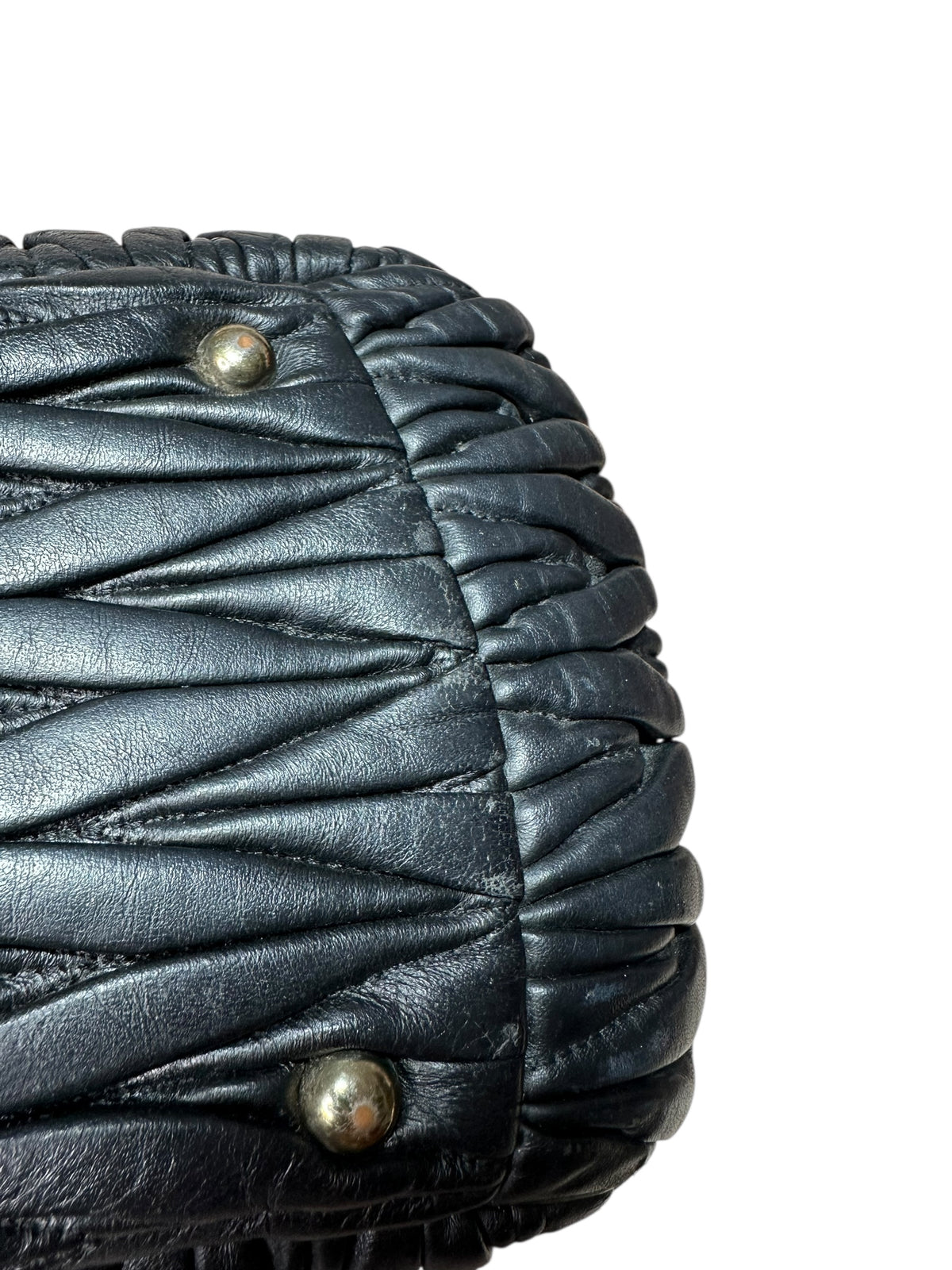 Miu Miu borsa vintage in pelle matelassè — foto 13
