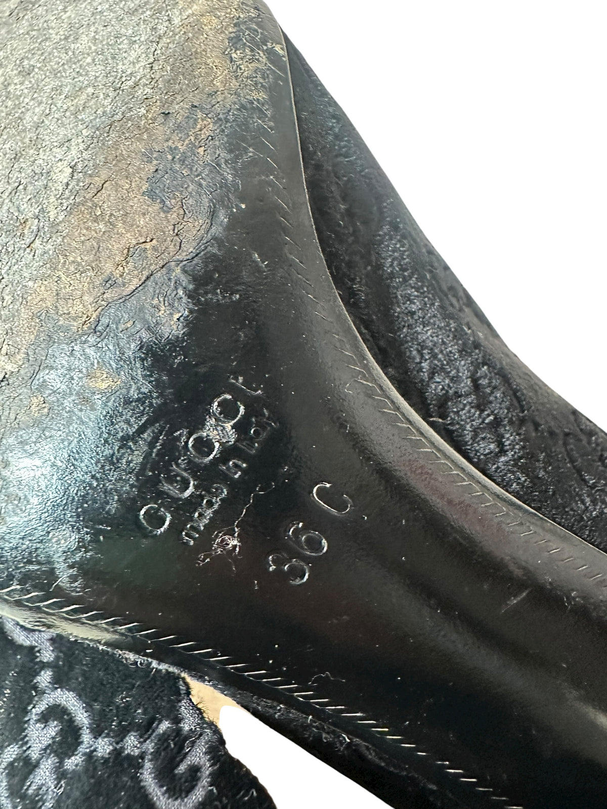 Gucci decolletè GG in velluto — foto 14