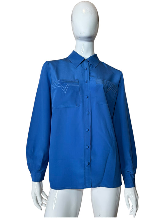 Valentino camicia vintage in seta (M)