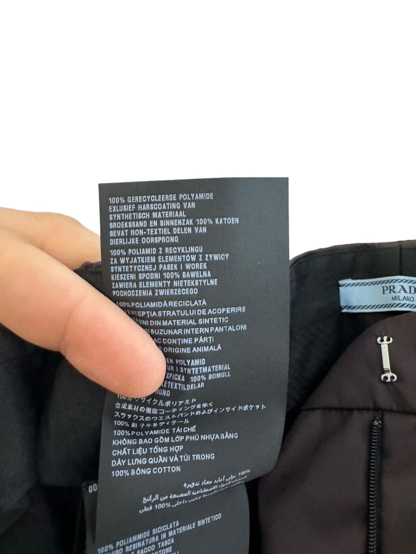 Prada pantaloni in nylon (38)